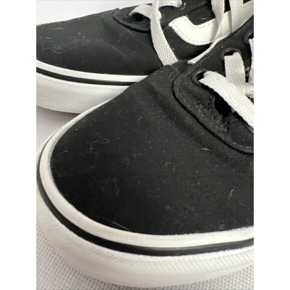 Vans Old Skool Canvas Black White Classic Women’s Casual Lifestyle Shoes Size 8 - Picture 3 of 9